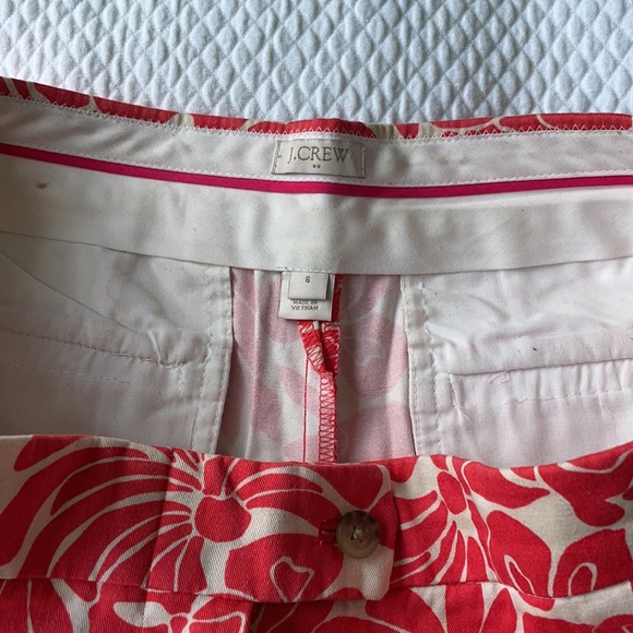 FLORAL PATTERNED J CREW CHINO SHORTS - Picture 3 of 4